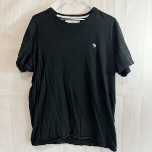 Abercrombie & Fitch Men’s Soft A&F Short Sleeve Black T-Shirt Large